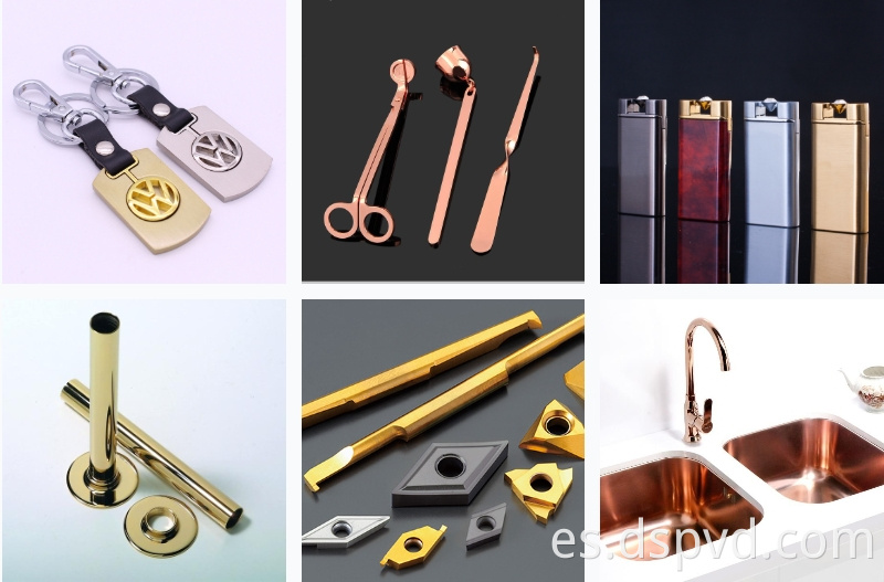 Stainless Metal Parts Steel Titanium Pvd Deposit Machine